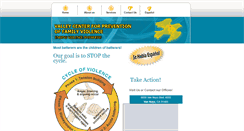 Desktop Screenshot of preventionoffamilyviolence.com